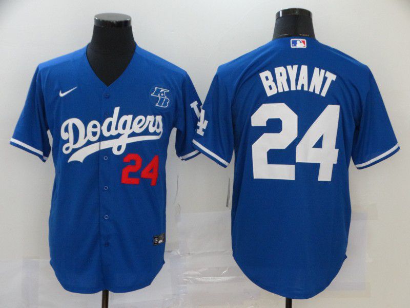 Men Los Angeles Dodgers 24 Bryant Blue Game 2020 MLB Nike Jerseys
